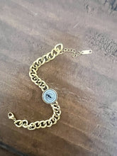 Load image into Gallery viewer, queen coin cuban bracelet