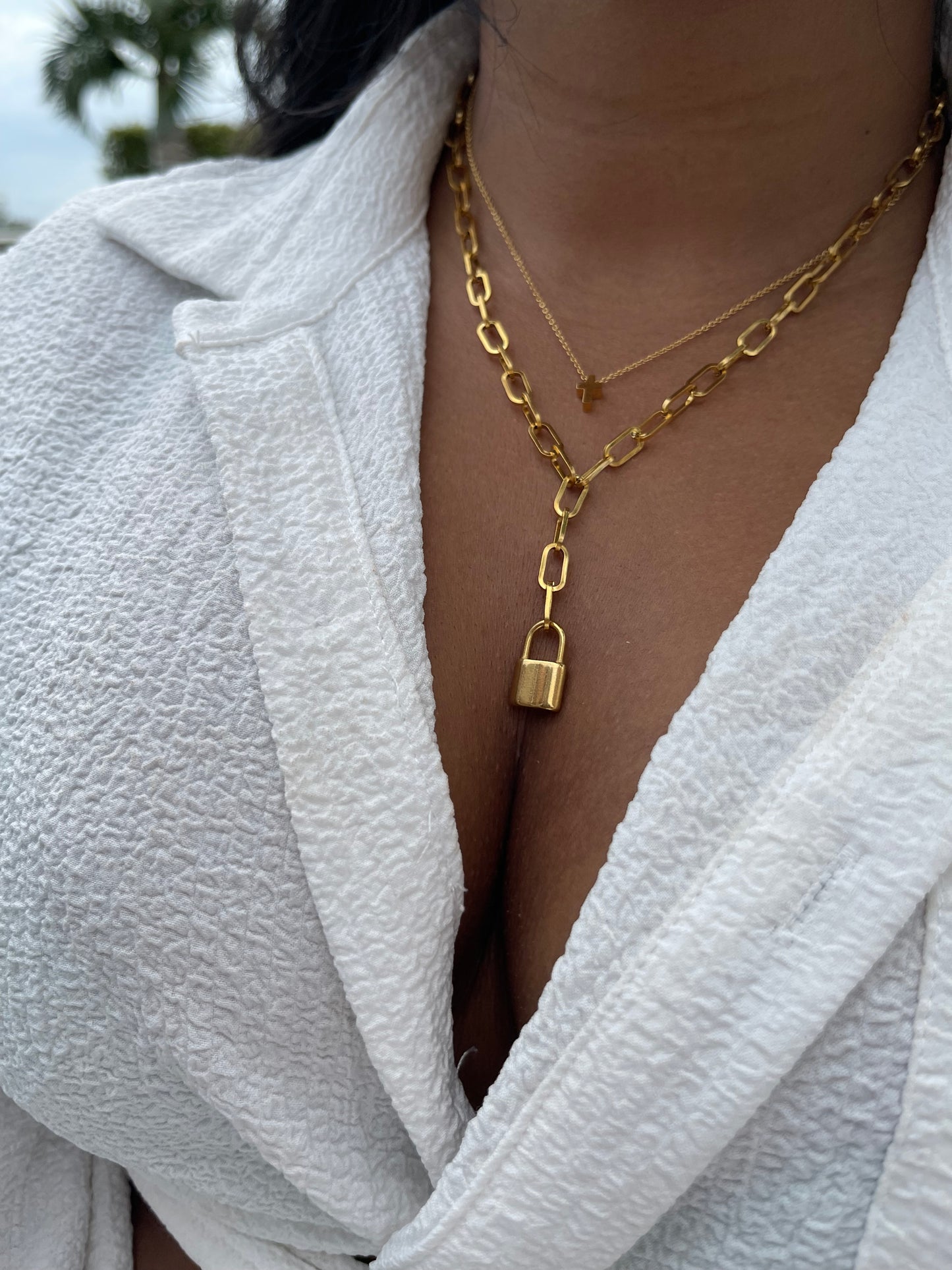 padlock necklace