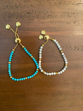 Load image into Gallery viewer, adjustable stainless steel beaded bracelet