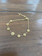 Load image into Gallery viewer, waterproof daisy anklet