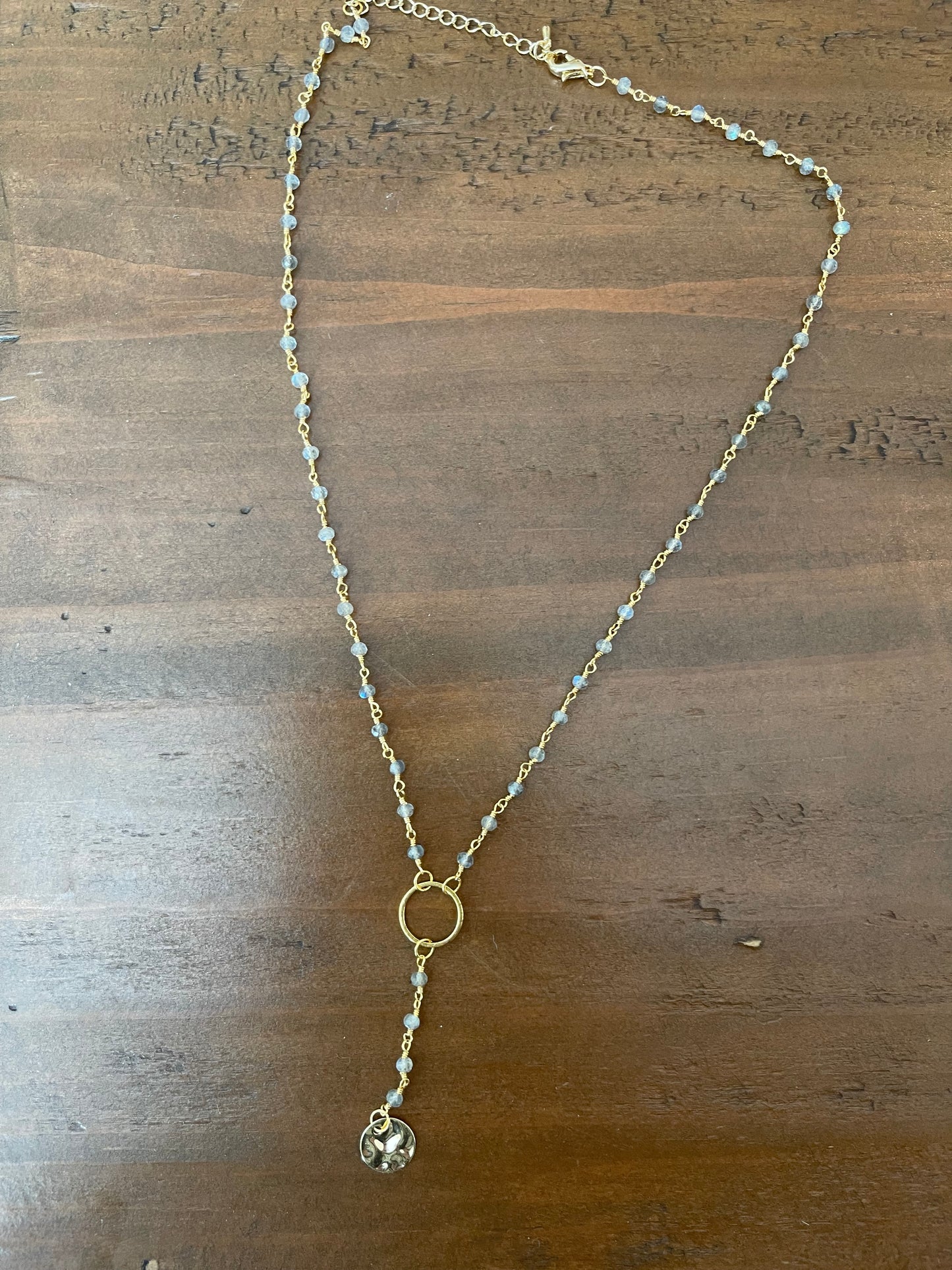 rosary lariat necklace