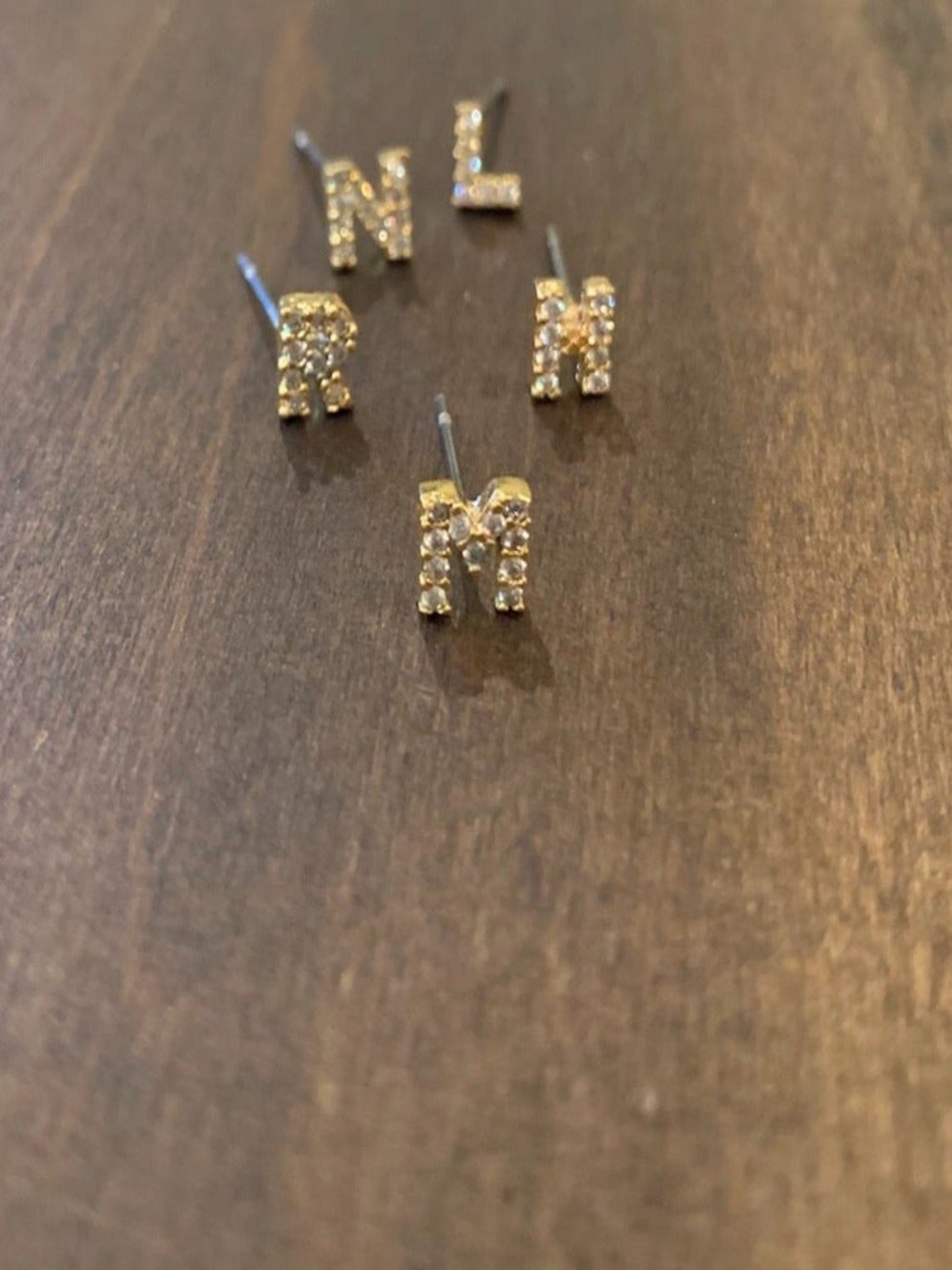 cz initial studs