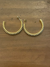 Load image into Gallery viewer, cz bling hoops
