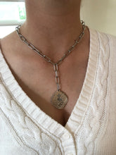 Load image into Gallery viewer, silver relic coin pendant necklace
