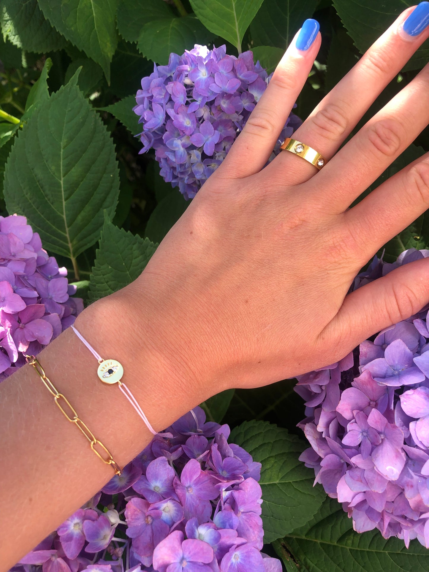 classic cz band ring