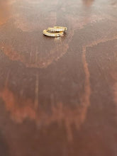 Load image into Gallery viewer, cz huggie hoop earrings