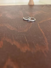 Load image into Gallery viewer, cz huggie hoop earrings