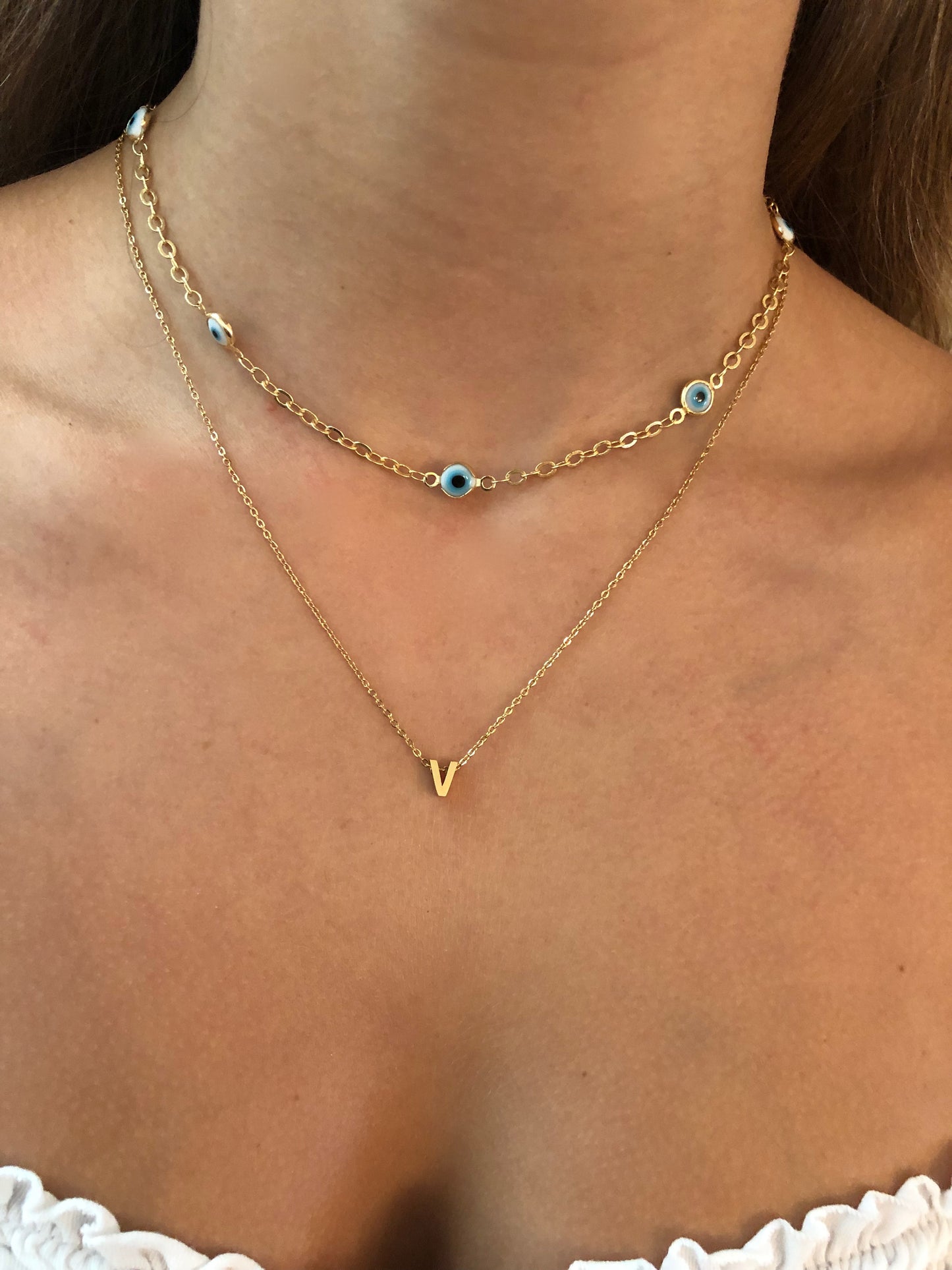 classic evil eye choker