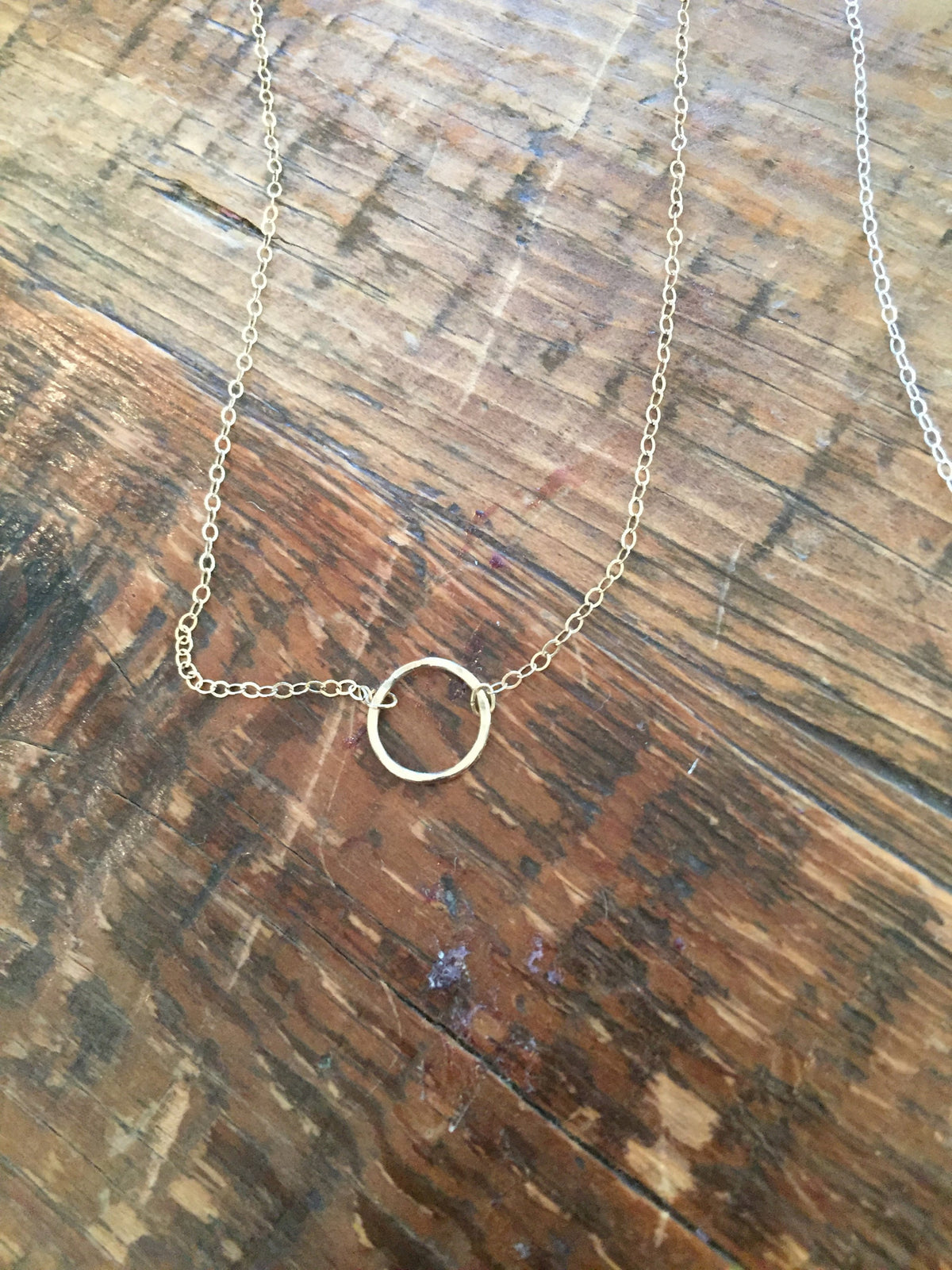 circle necklace