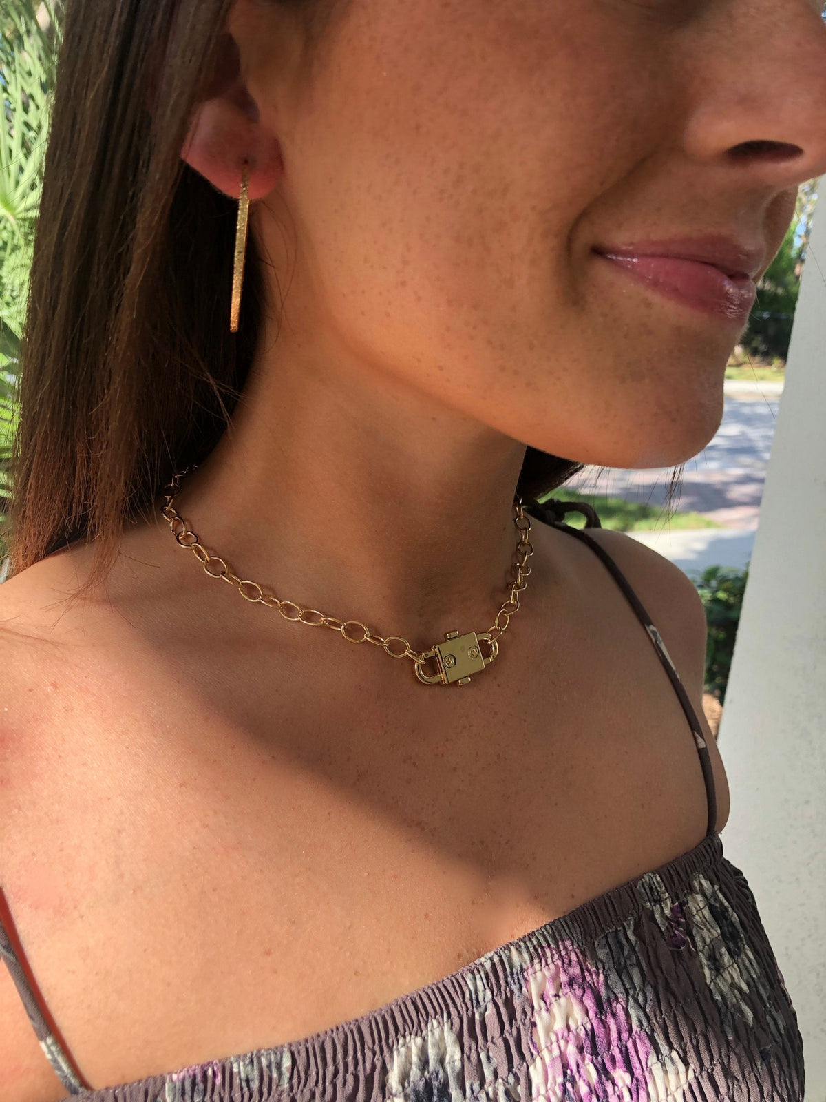 padlock necklace