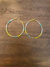 Load image into Gallery viewer, miyuki seed bead hoops