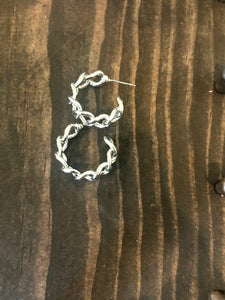 chunky chain hoops