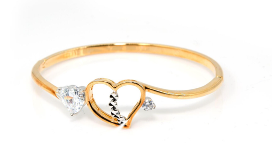 An image of a heart ring.