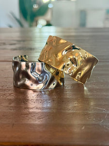 large hammered cuff