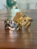 large hammered cuff