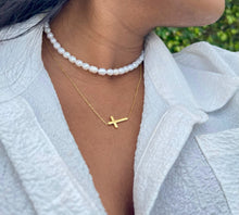 Load image into Gallery viewer, cross connector necklace