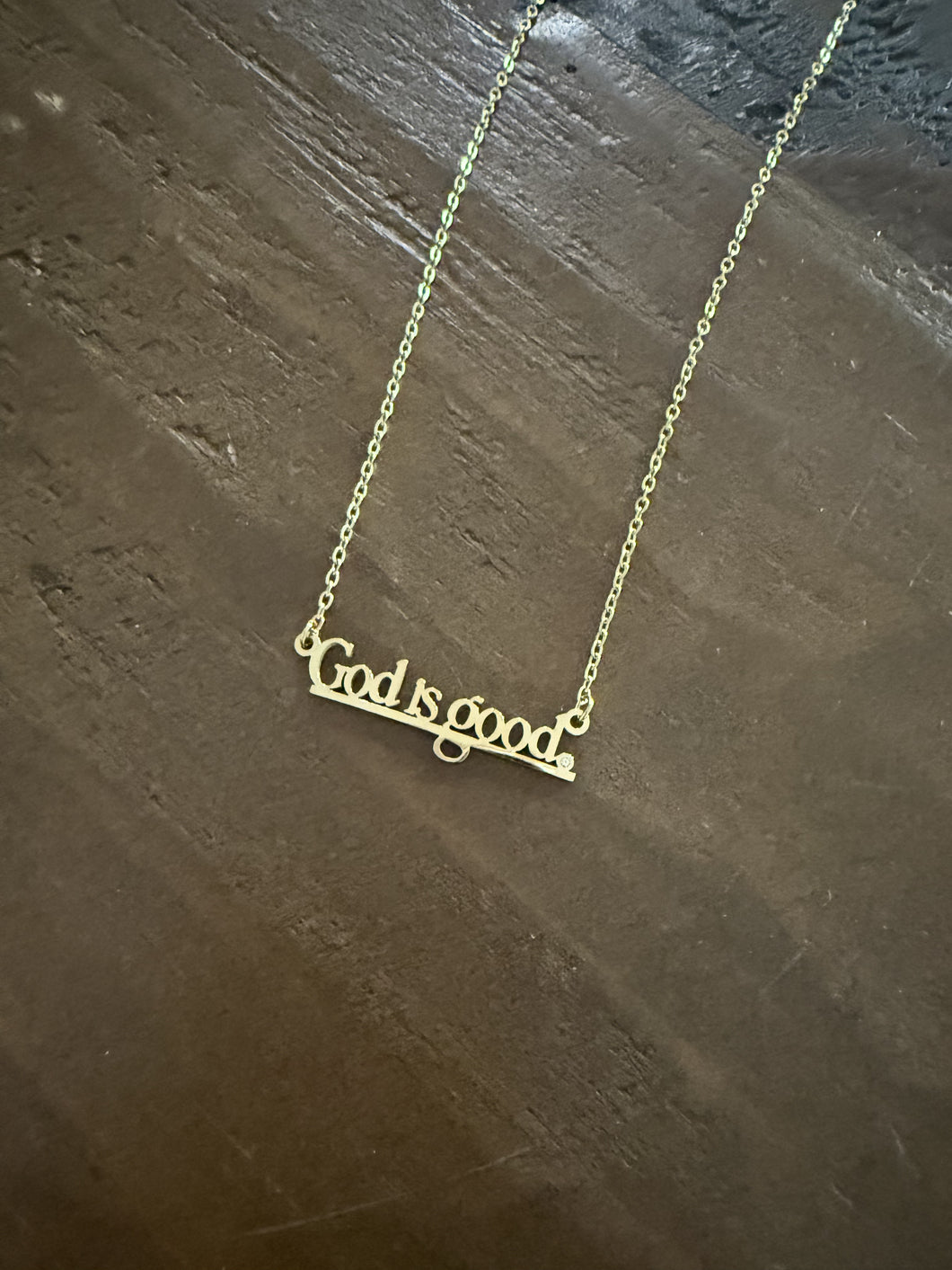 the God is good necklace