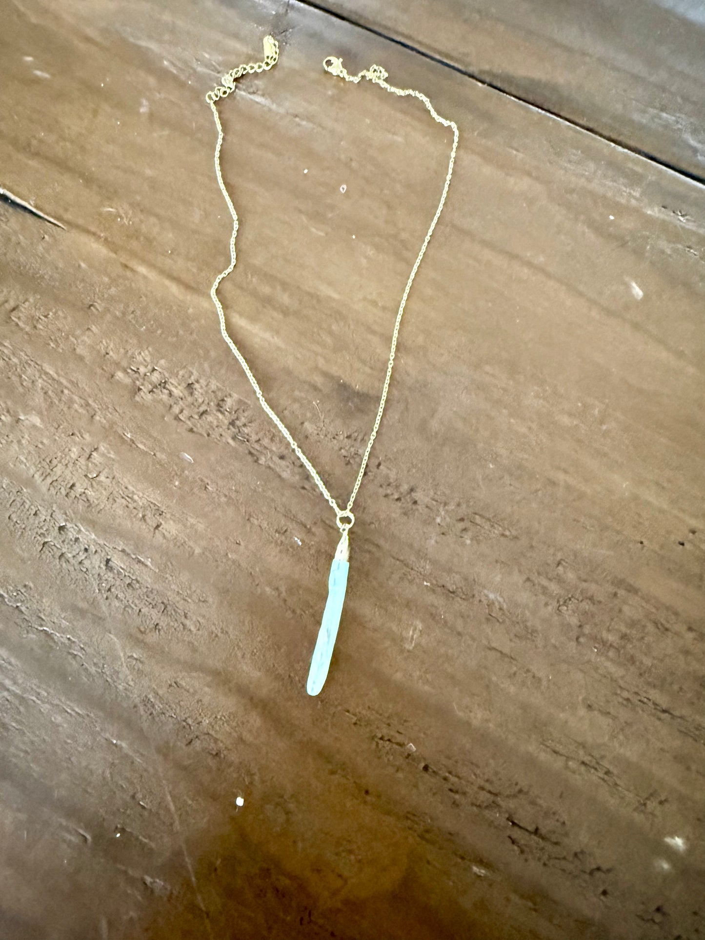 baroque pearl stick necklace