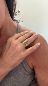 colorful, waterproof summertime ring