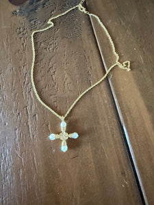 waterproof pearl cross