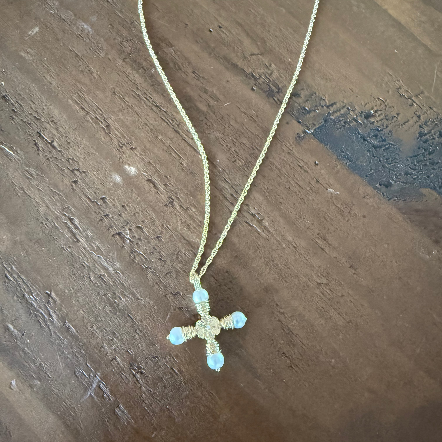 waterproof pearl cross