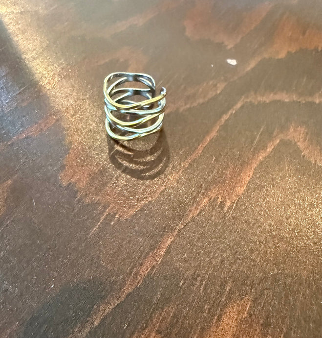 waterproof mixed metal ring