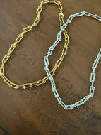 horseshoe link necklace