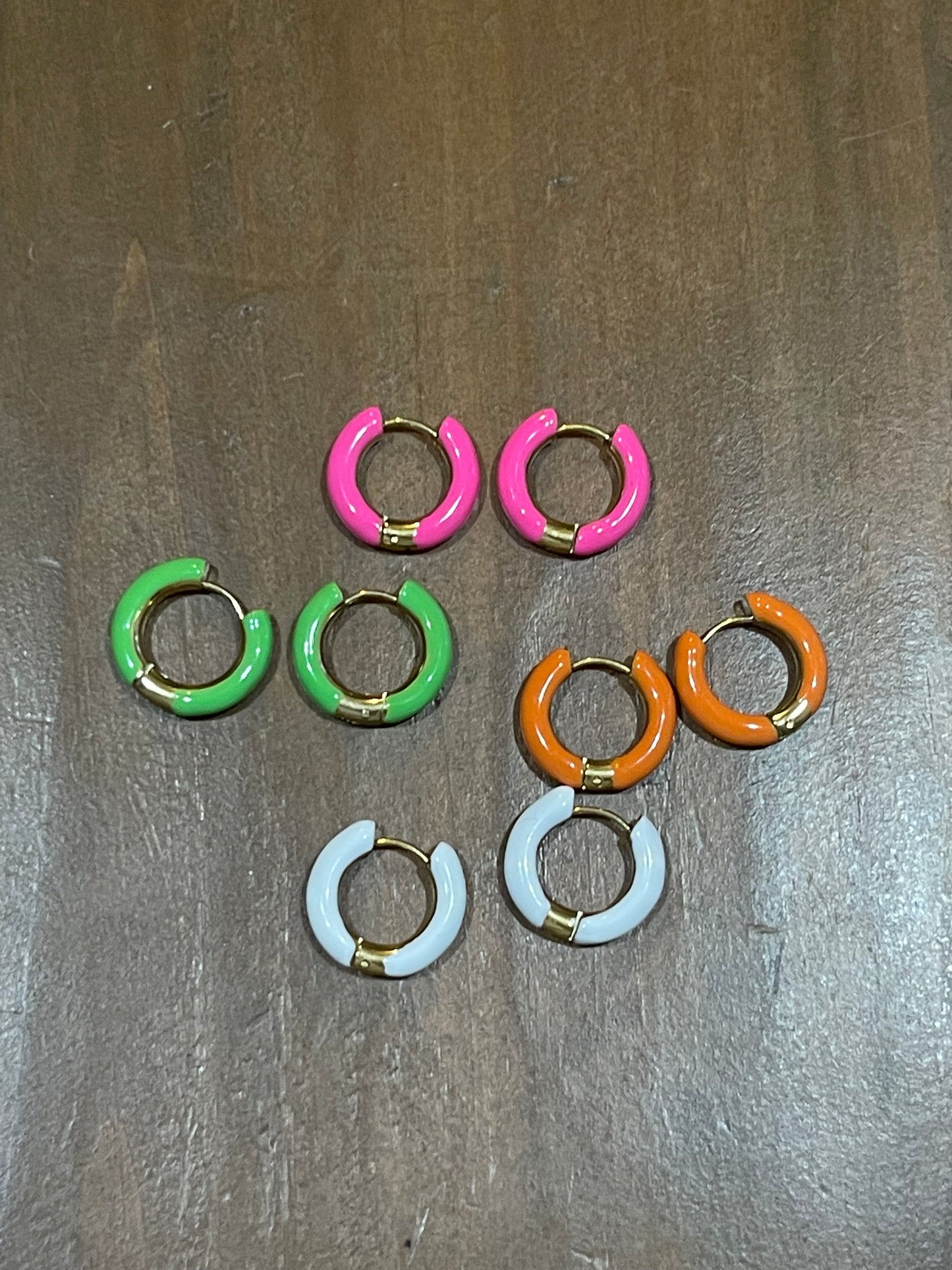 bold colorful hoops