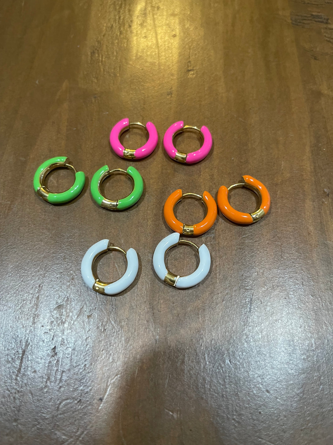 bold colorful hoops