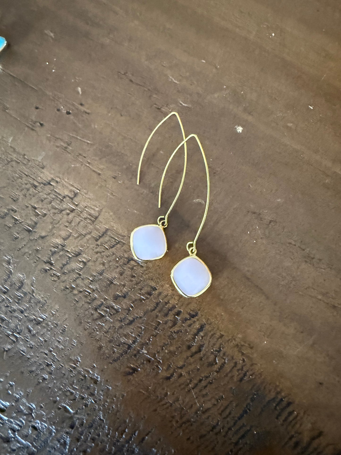 large gold teardrop marquis earrings