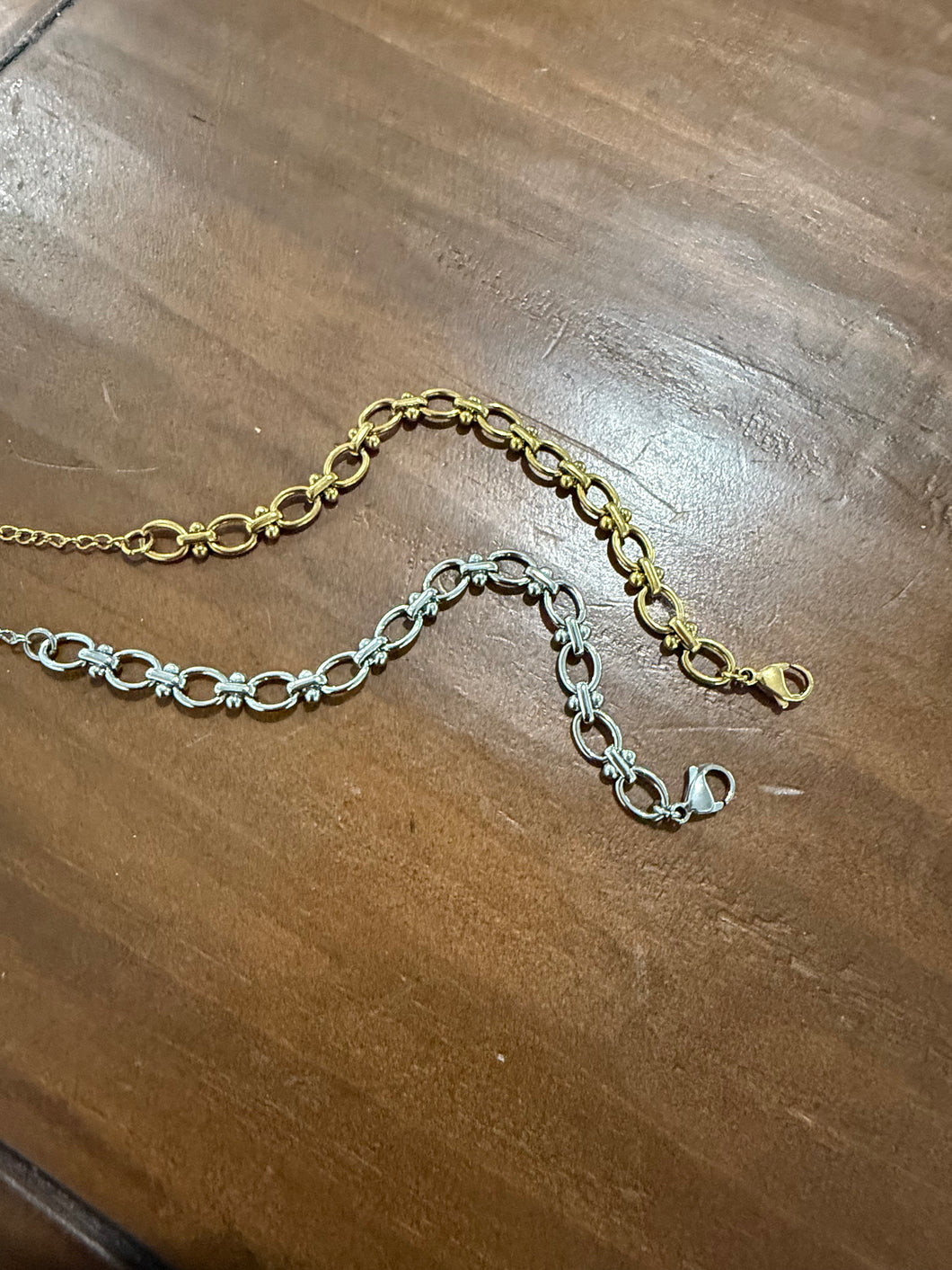 waterproof oval link bar bracelet