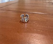 Load image into Gallery viewer, hammered mixed metal waterproof ring