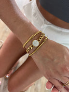 queen coin cuban bracelet