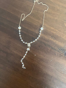 cz lariat necklace