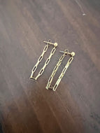 long drop chain hoops
