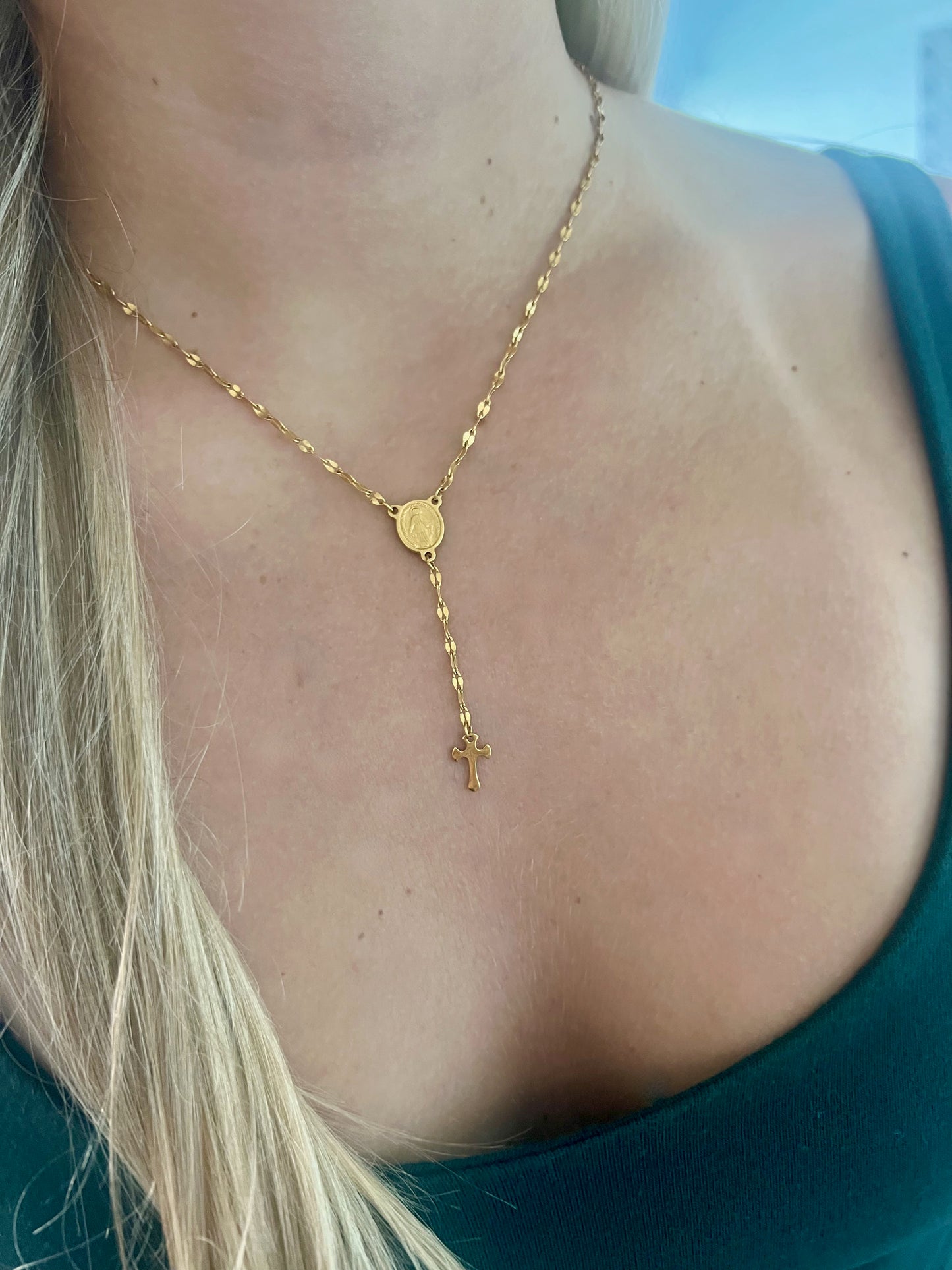 gold chain rosary