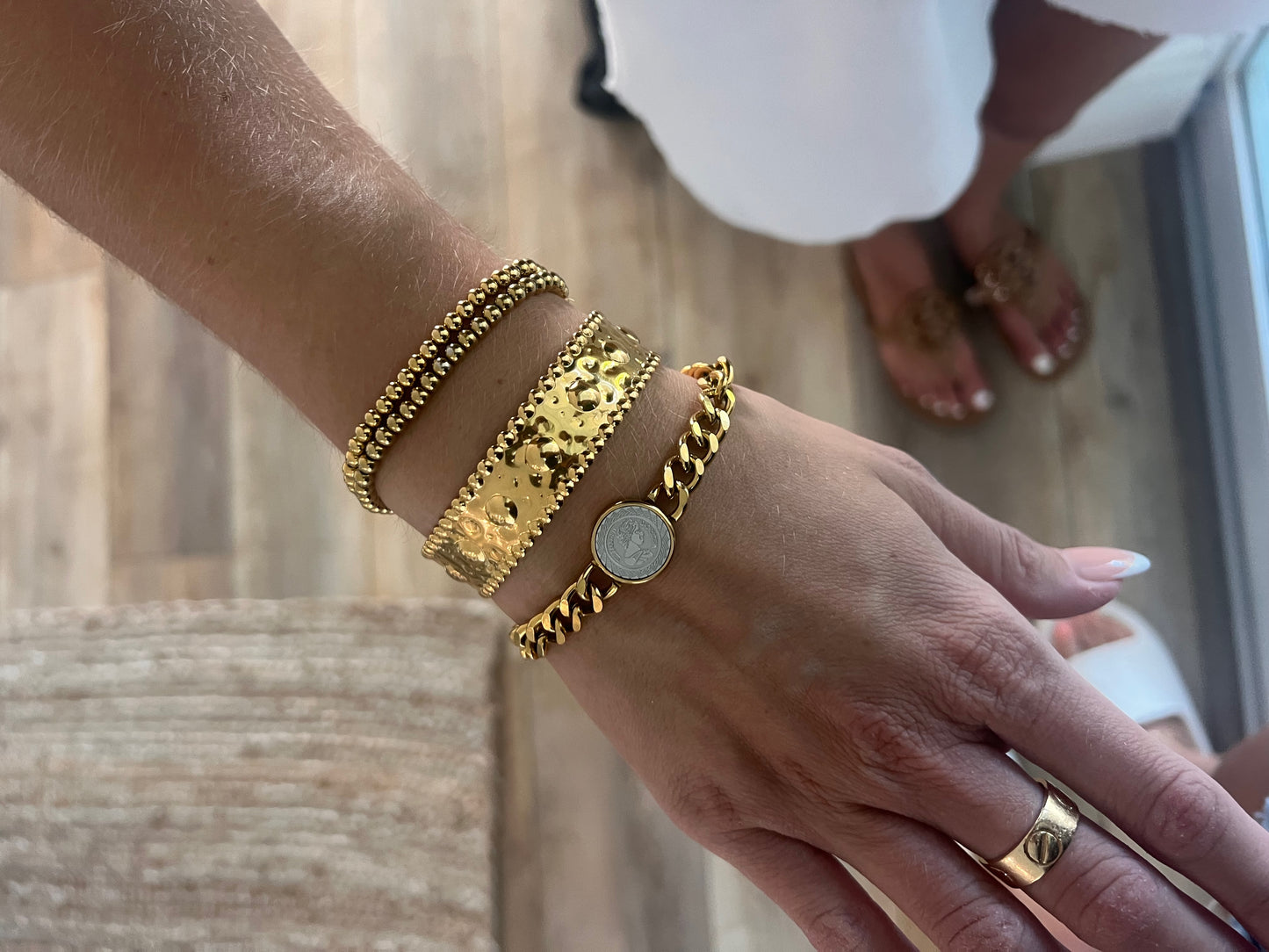 embellished fancy waterproof cuff