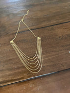 multi layer chain necklace