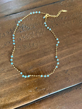 Load image into Gallery viewer, dainty crystal beaded necklace