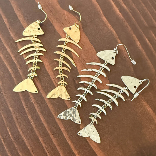 fish dangle earrings