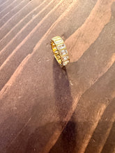 Load image into Gallery viewer, waterproof bezel set cz ring