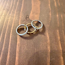 Load image into Gallery viewer, waterproof triple layered cz stacking ring