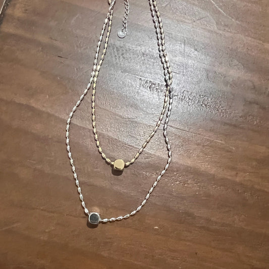 simple cube necklace