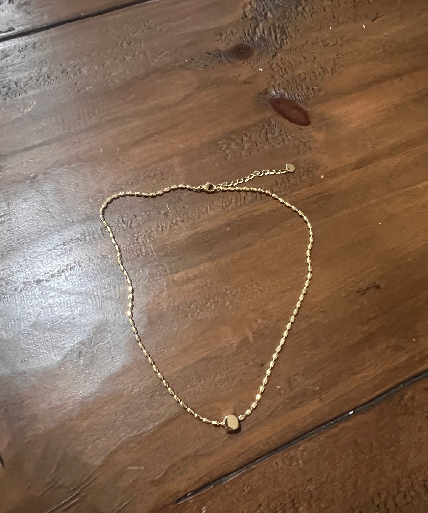 simple cube necklace
