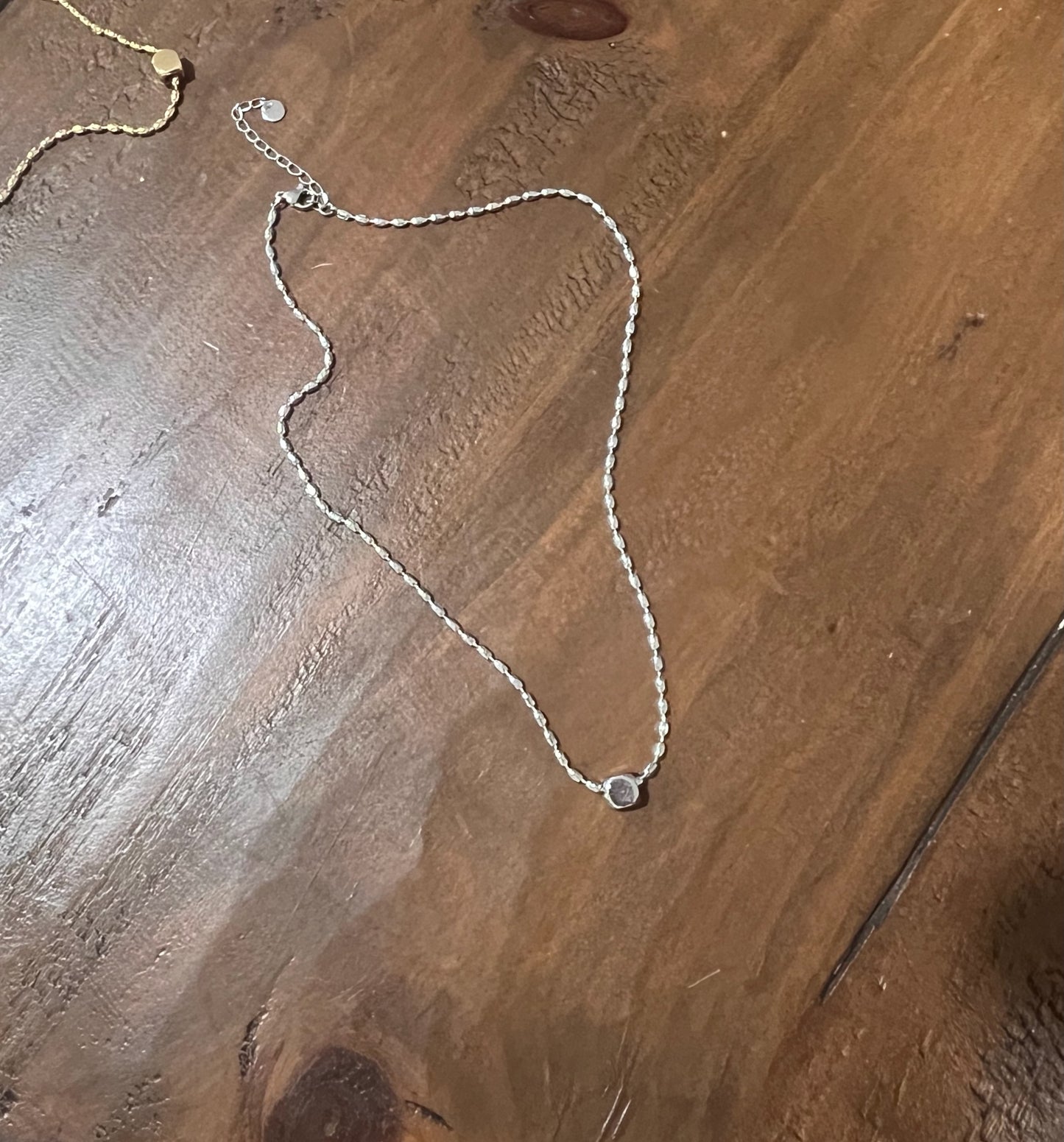 simple cube necklace