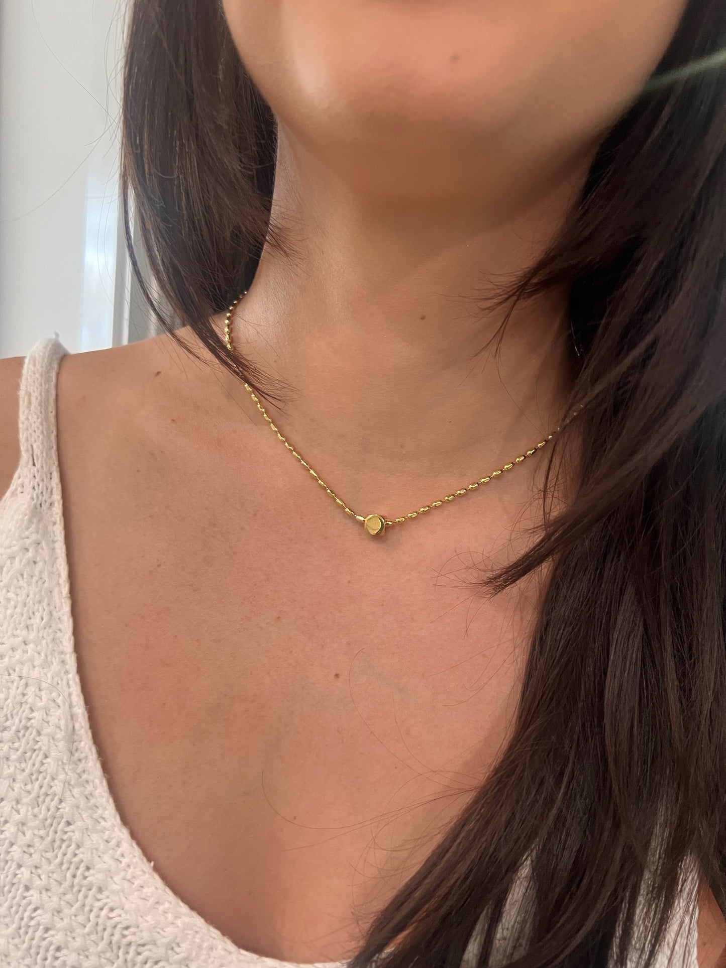 simple cube necklace