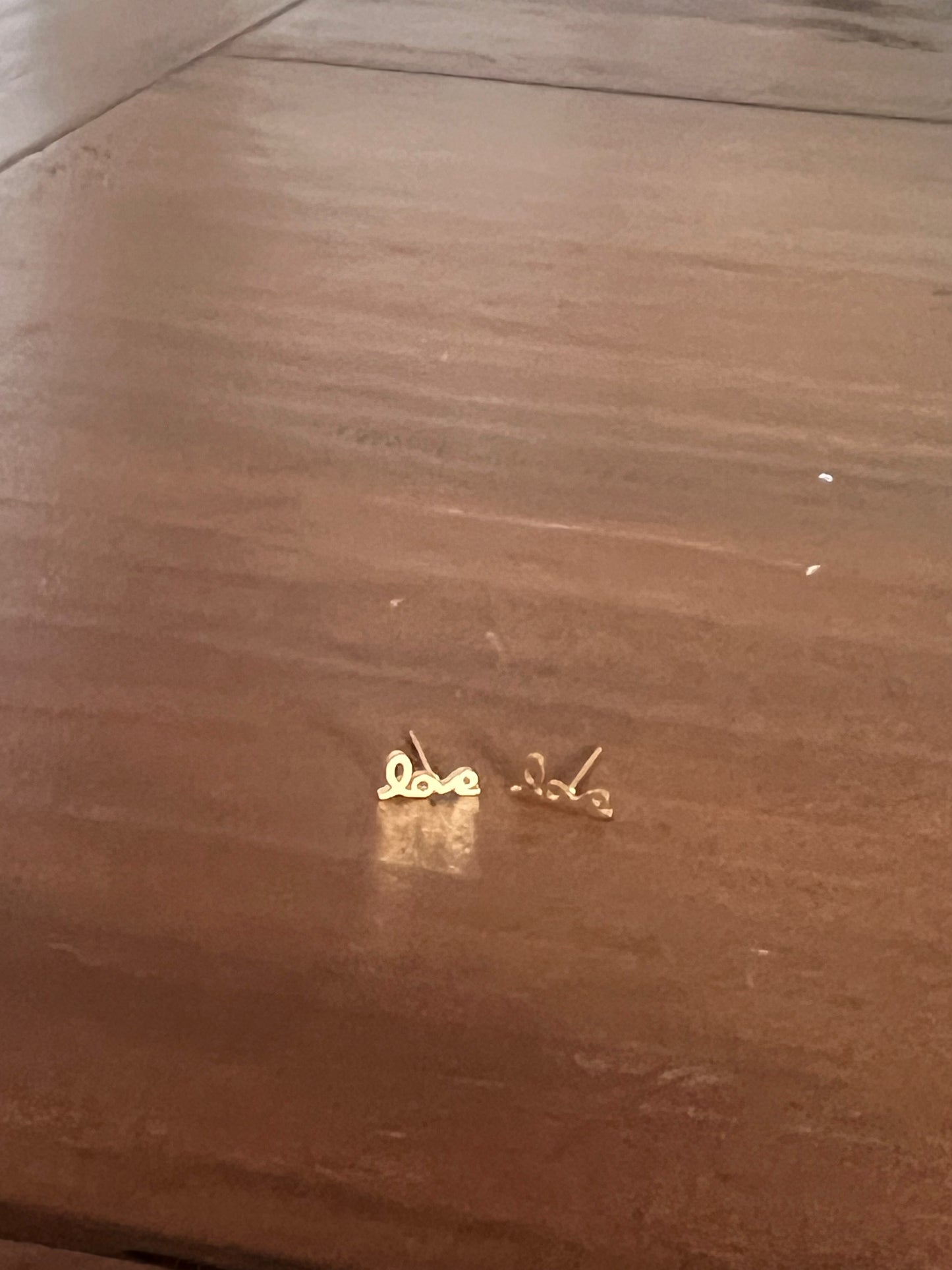 little love stud earrings