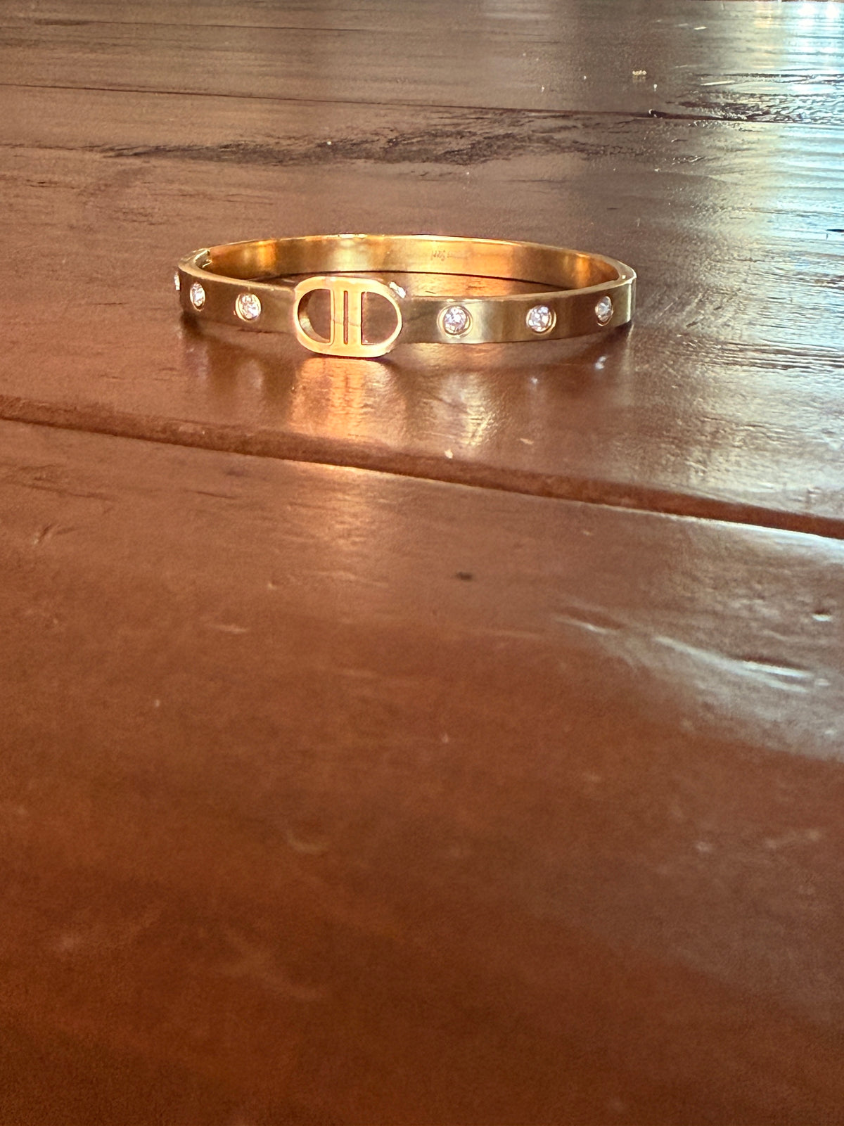 waterproof cz buckle bangle