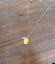 Load image into Gallery viewer, waterproof mary coin necklace
