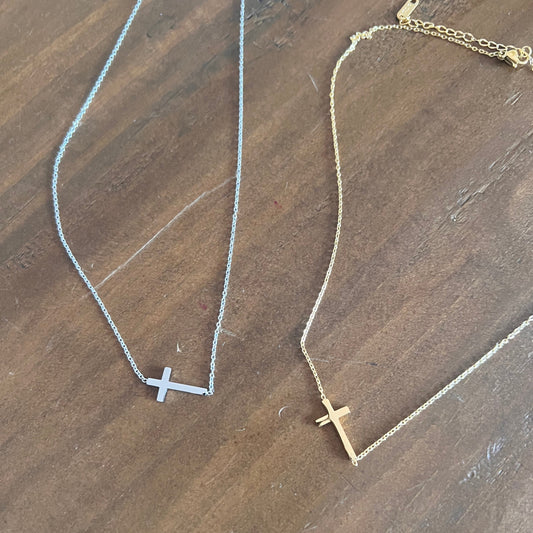 cross connector necklace